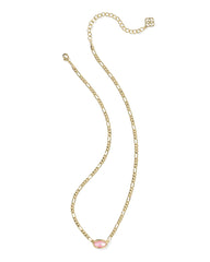 Elisa Figaro Chain Short Pendant Necklace