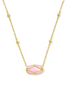 Elisa Lattice Frame Short Pendant Necklace