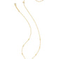 Elisa Lattice Frame Short Pendant Necklace