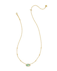 Elisa Lattice Frame Short Pendant Necklace