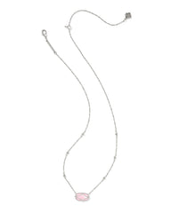 Elisa Lattice Frame Short Pendant Necklace