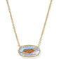 Elisa Statement Short Pendant Necklace