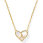 Heart Letter Short Pendant Necklace