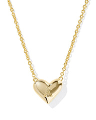 Heart Letter Short Pendant Necklace