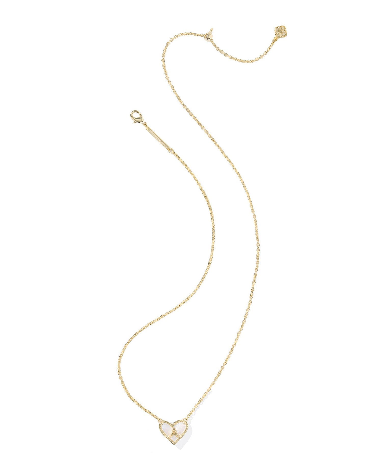 Heart Letter Short Pendant Necklace