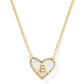 Heart Letter Short Pendant Necklace