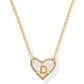 Heart Letter Short Pendant Necklace