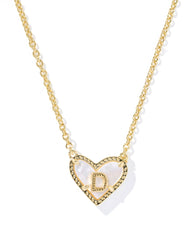 Heart Letter Short Pendant Necklace