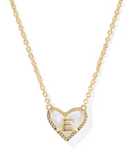 Heart Letter Short Pendant Necklace