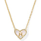 Heart Letter Short Pendant Necklace