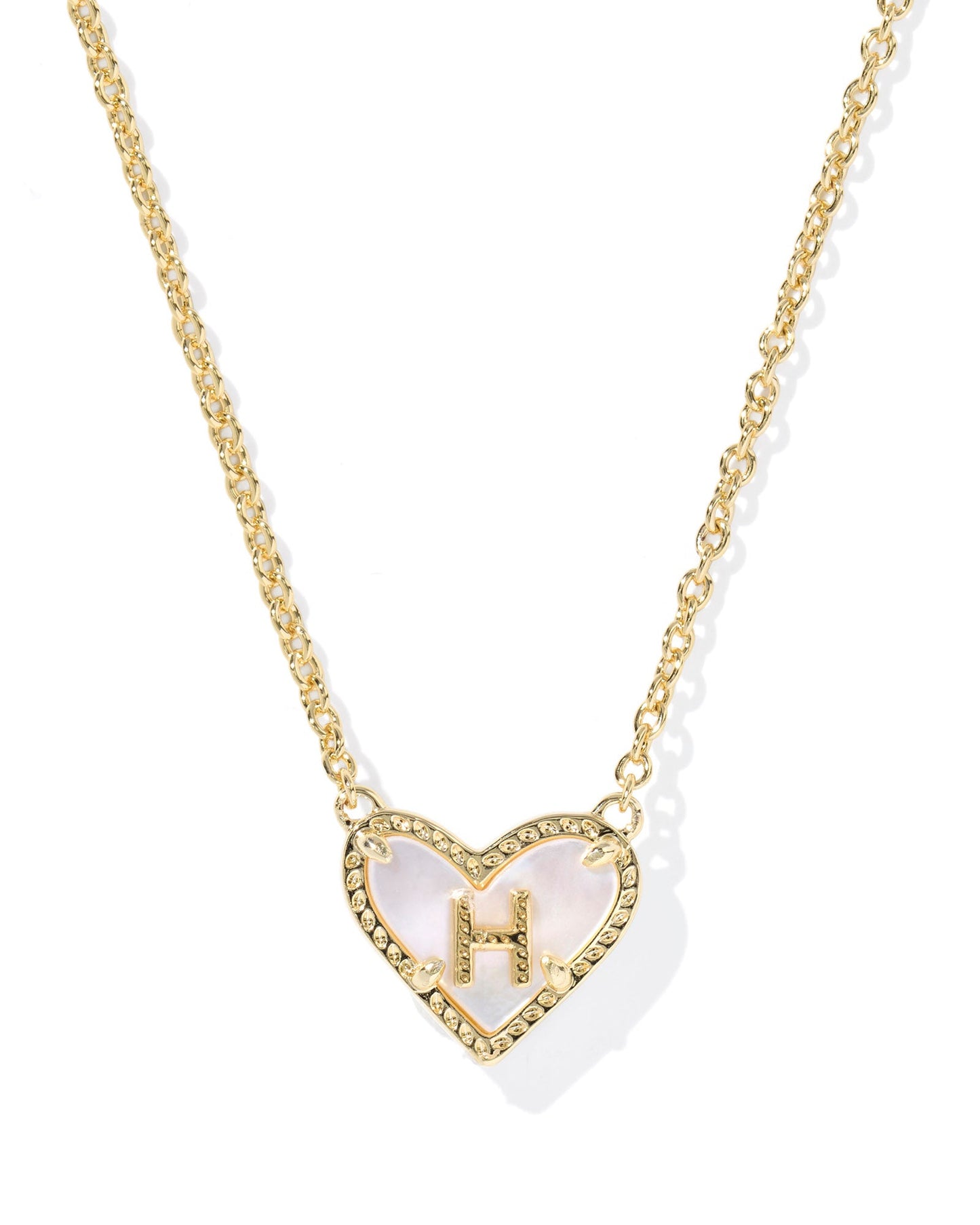 Heart Letter Short Pendant Necklace