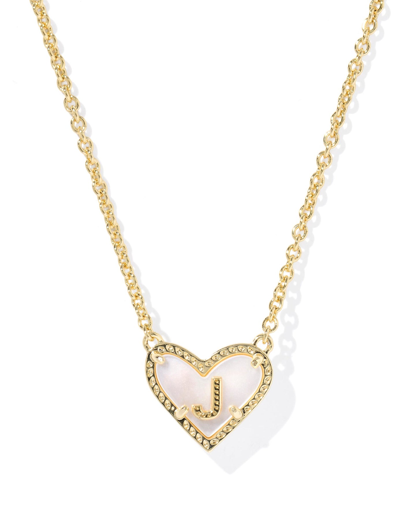 Heart Letter Short Pendant Necklace
