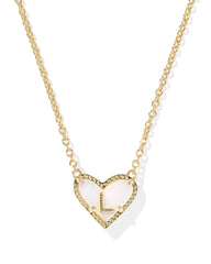 Heart Letter Short Pendant Necklace
