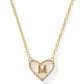 Heart Letter Short Pendant Necklace