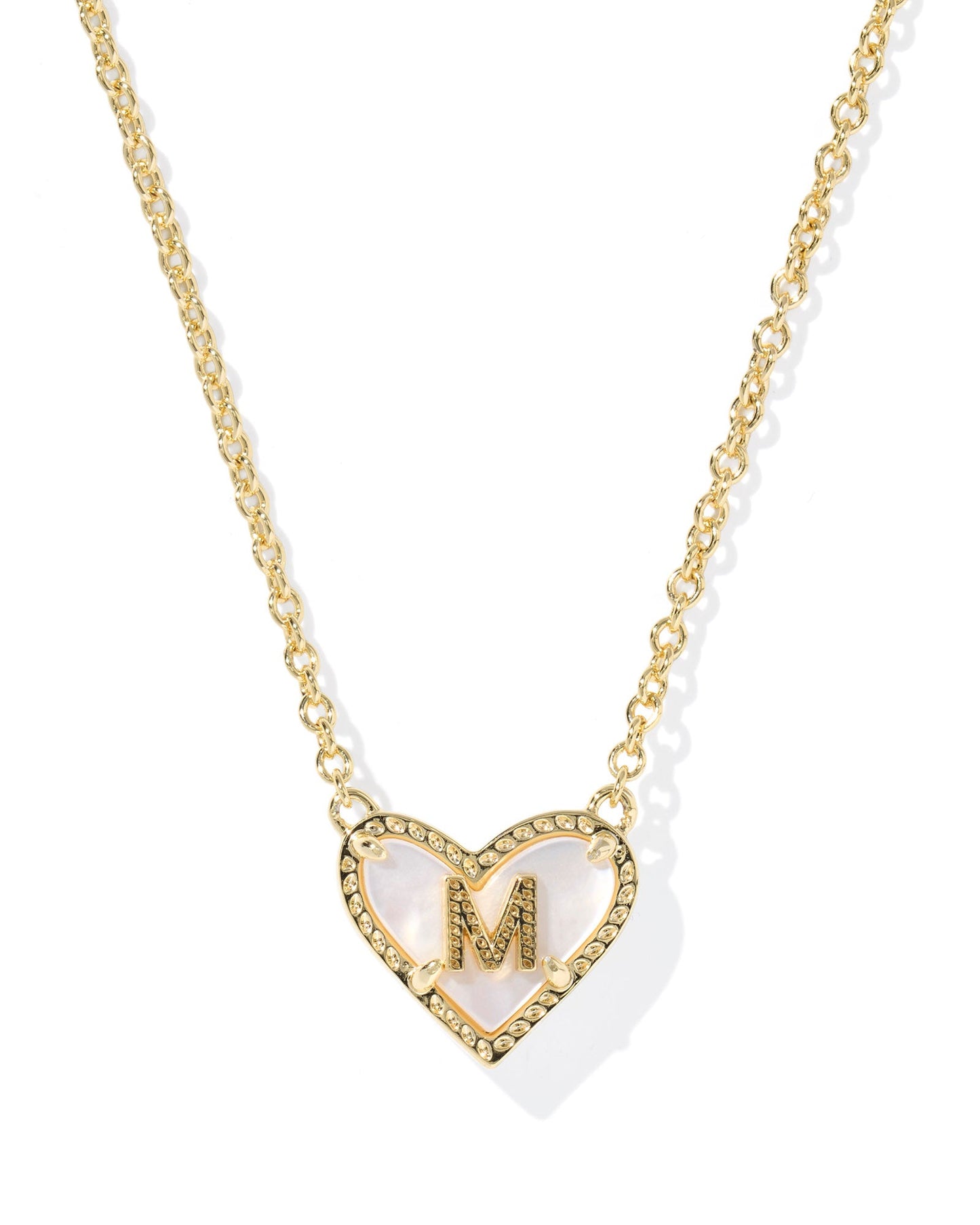 Heart Letter Short Pendant Necklace