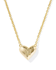 Heart Letter Short Pendant Necklace