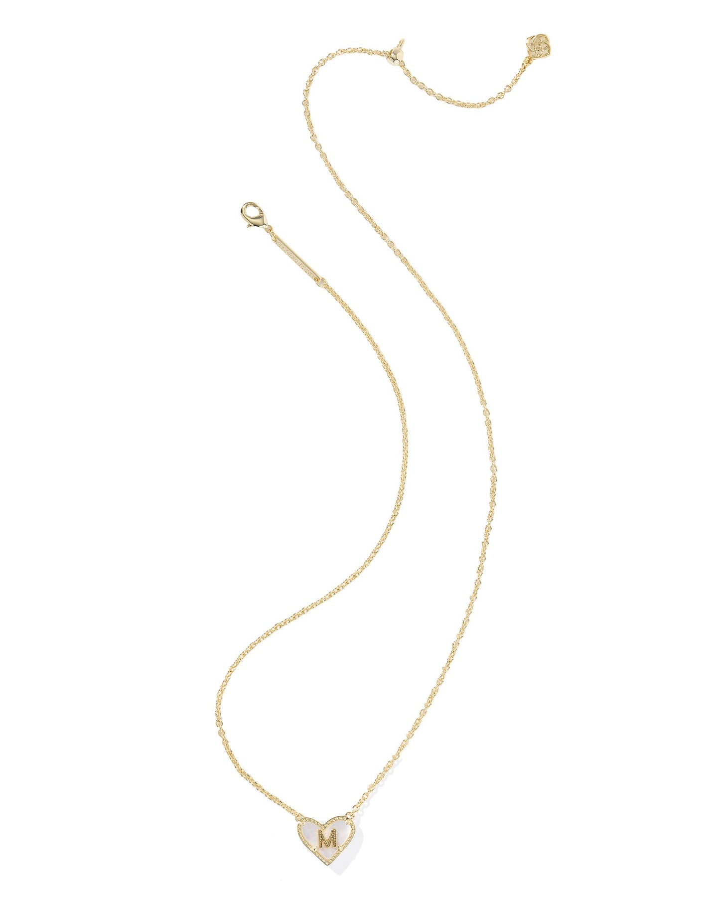Heart Letter Short Pendant Necklace