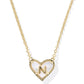 Heart Letter Short Pendant Necklace