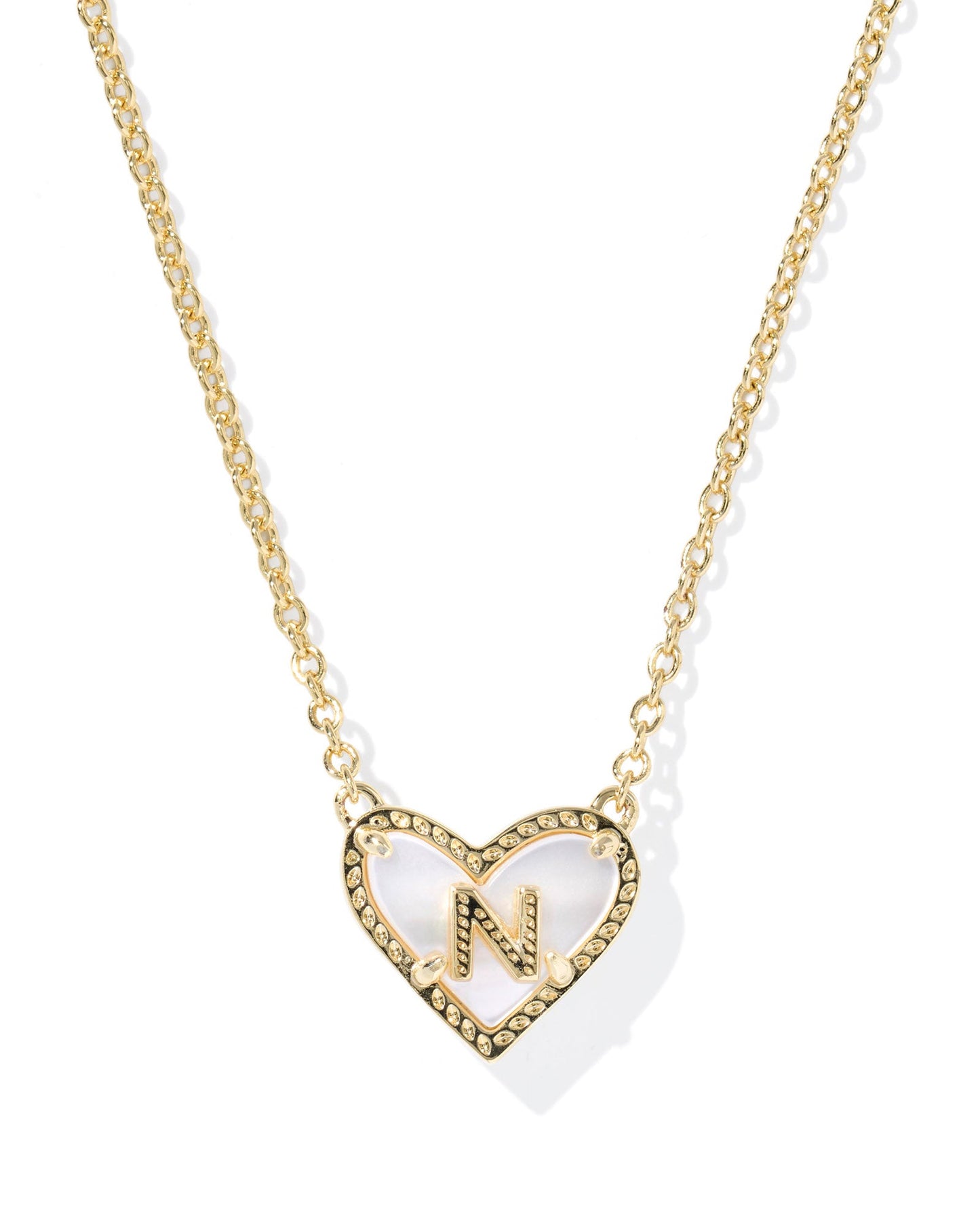Heart Letter Short Pendant Necklace