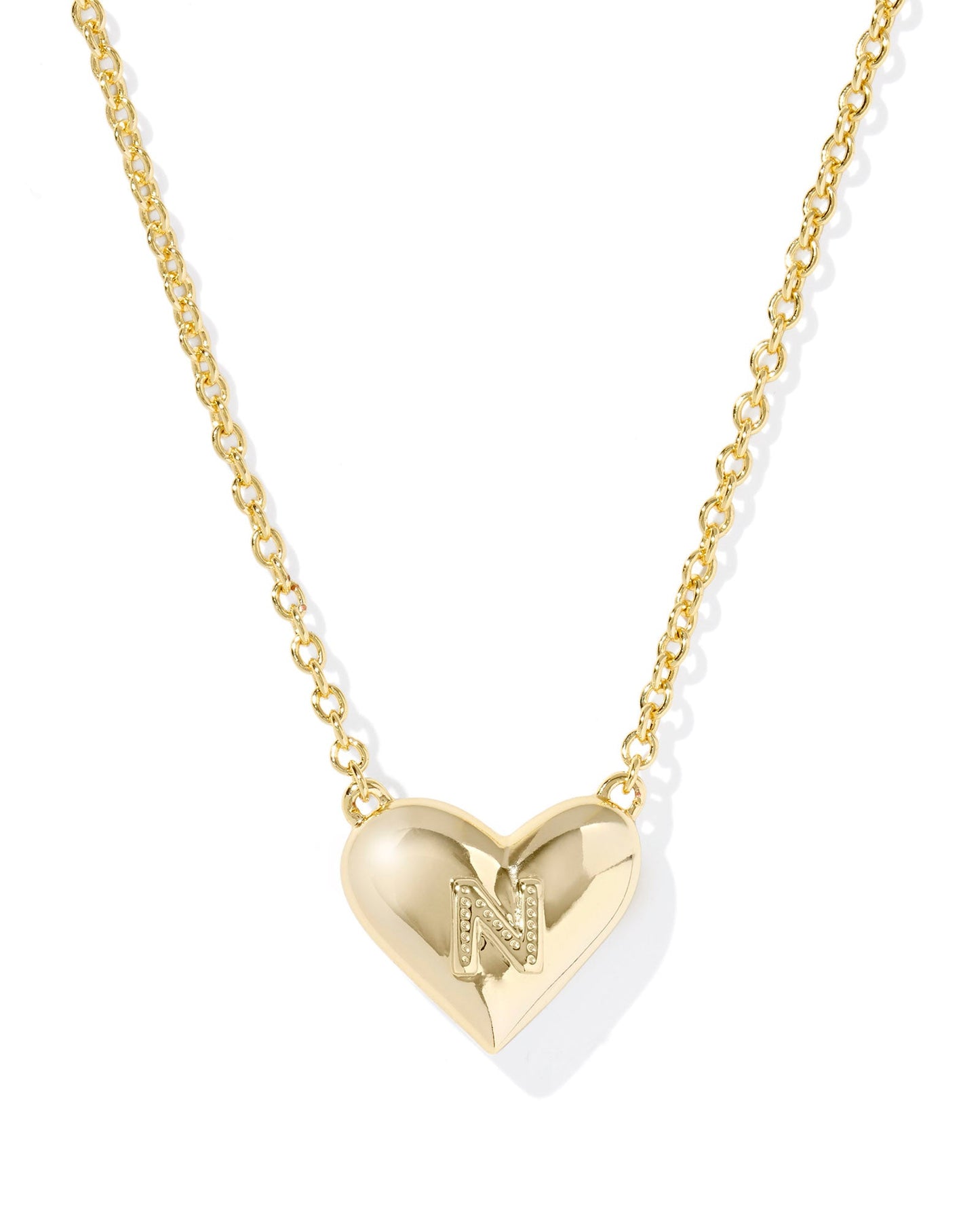 Heart Letter Short Pendant Necklace