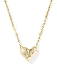Heart Letter Short Pendant Necklace