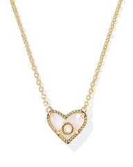Heart Letter Short Pendant Necklace