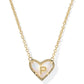 Heart Letter Short Pendant Necklace