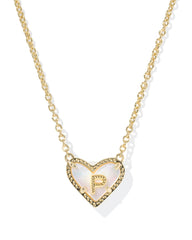 Heart Letter Short Pendant Necklace