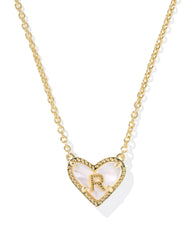 Heart Letter Short Pendant Necklace