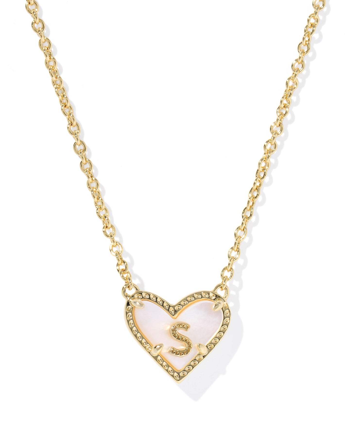 Heart Letter Short Pendant Necklace