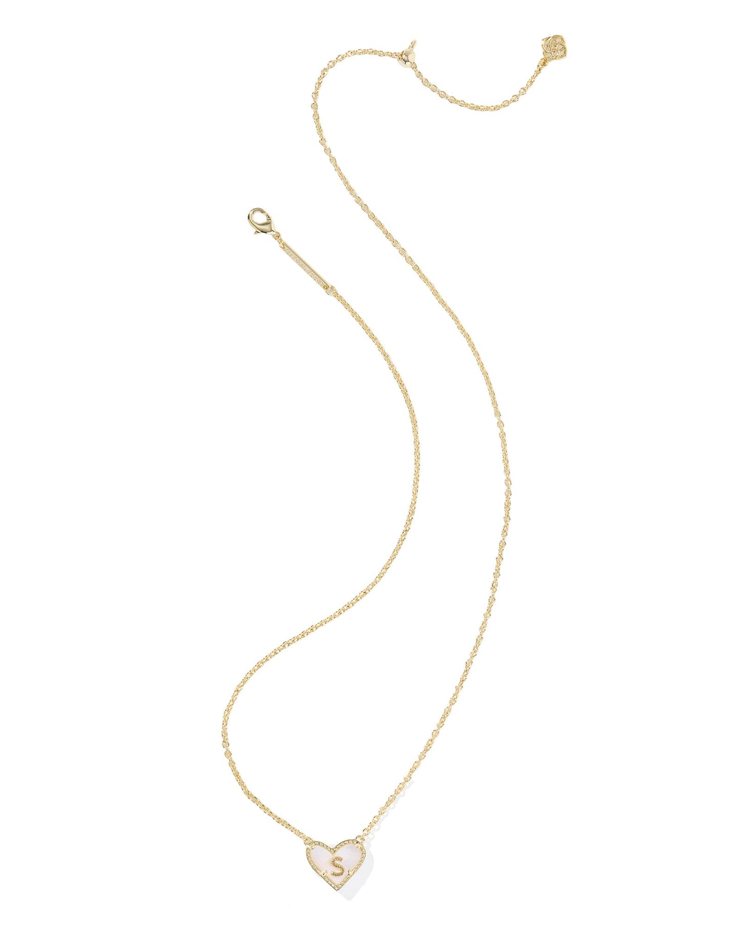 Heart Letter Short Pendant Necklace