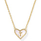 Heart Letter Short Pendant Necklace
