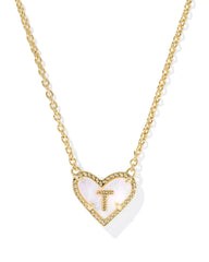 Heart Letter Short Pendant Necklace