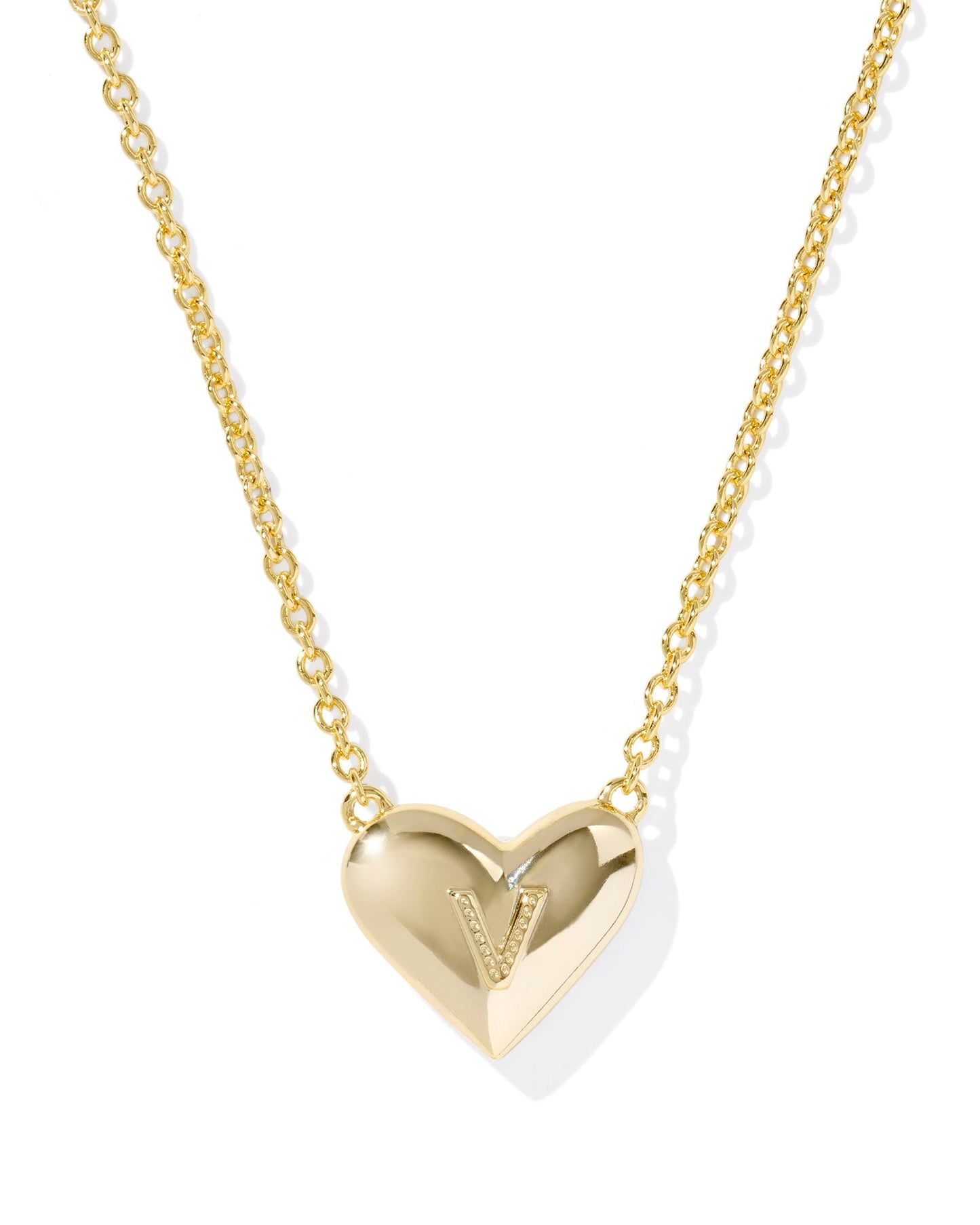 Heart Letter Short Pendant Necklace