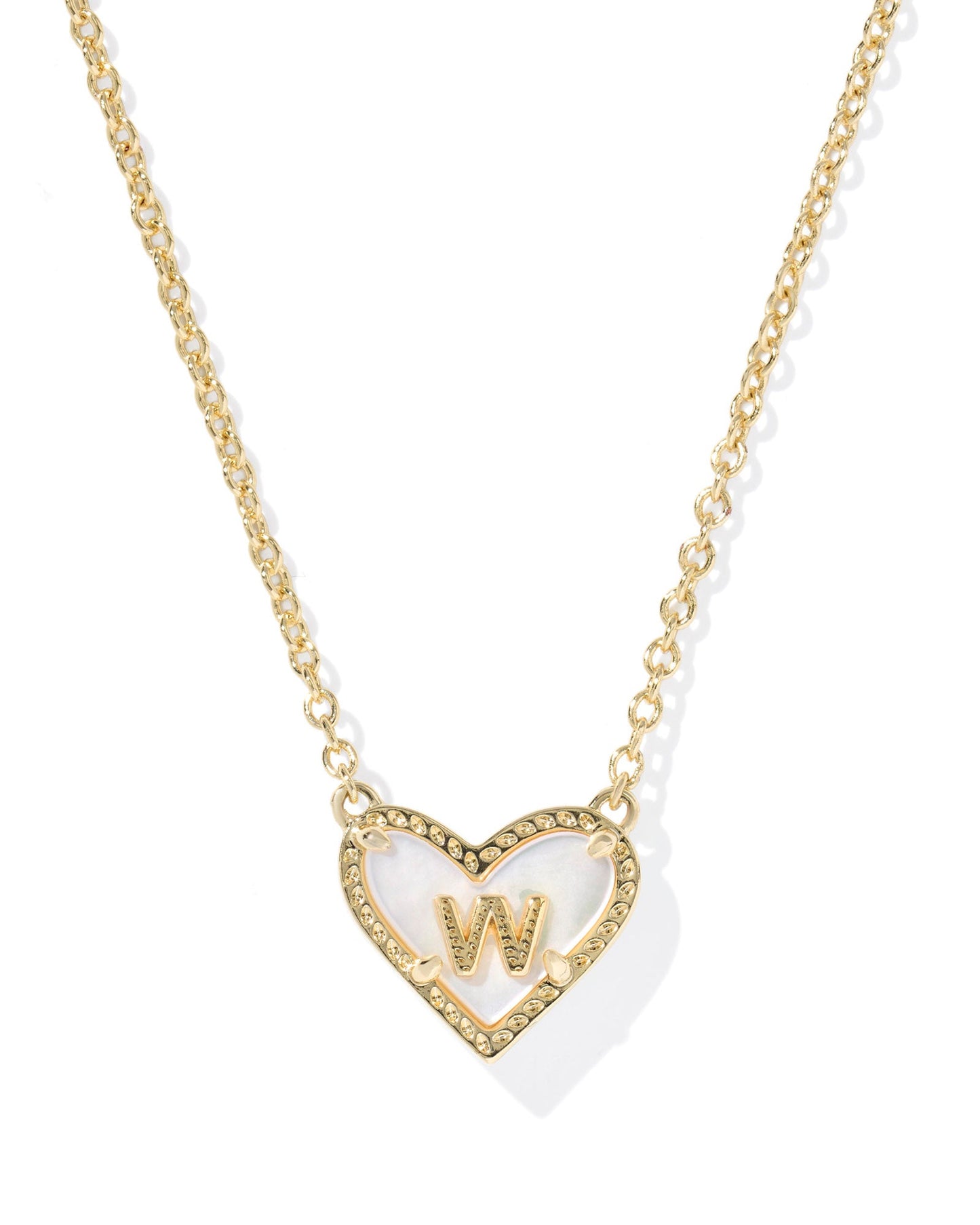 Heart Letter Short Pendant Necklace