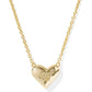 Heart Letter Short Pendant Necklace