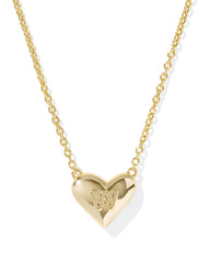 Heart Letter Short Pendant Necklace