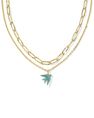 Melody Bird Multi Strand Necklace