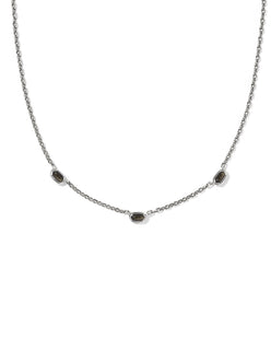 Mini Elisa Three Stone Strand Necklace
