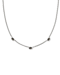 Mini Elisa Three Stone Strand Necklace