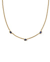 Mini Elisa Three Stone Strand Necklace