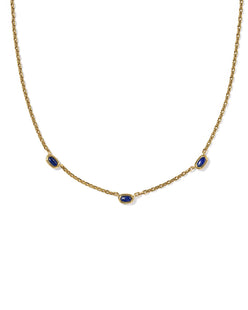 Mini Elisa Three Stone Strand Necklace