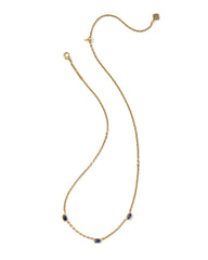 Mini Elisa Three Stone Strand Necklace