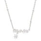 Mom Crystal Short Pendant Necklace