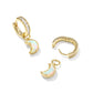 Moon Huggie Earrings