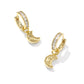 Moon Huggie Earrings
