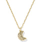 Moon Short Pendant Necklace