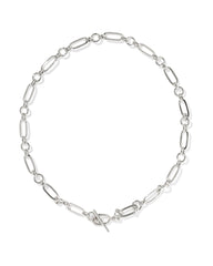 Sylvia Metal Link And Chain Necklace