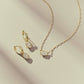 KENDRA SCOTT Mini Ellie Luxe Huggie Earrings, Gold White Cz, additional view 2 (Gold White Cz)