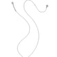 KENDRA SCOTT Mini Elisa Luxe Short Pendant Necklace, Silver White Cz, additional view 1 (Silver White Cz)